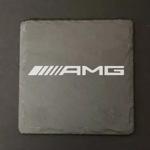 Mercedes AMG Schiefer Untersetzer lasergraviert Geschenk - Bild 1 von 1