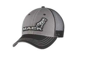 Mack Trucks schwarz & grau 3D Gummi Snapback Trucker Mütze/Kappe - Bild 1 von 1