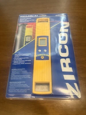 Zircon Videolevel 5.0 Magnetic Electronic Level Audio Signal 10" Hang Pictures - Image 1 of 4