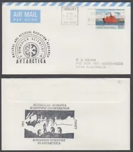 AUSTRALIA ANTARCTIC TERRITORY AAT 1992 ROMANIAN COOP COVER PENGUIN (ID:103/D0041 - Picture 1 of 1