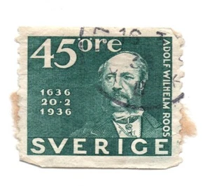 SUECIA, 1936 El 300 aniversario de la oficina de correos SC: 259 sello usado - Imagen 1 de 1