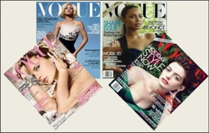 4 Mini "VOGUE" Zeitschriften Barbie Blythe Modepuppe Größe 1:6 Spielmaßstab  - Bild 1 von 1