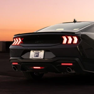 Form Lighting 2024 Fits Ford Mustang LED Rear Reflector Smoked pair FL0095 - Picture 1 of 6