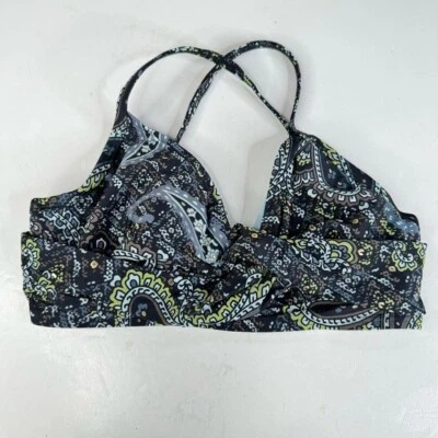 Top de bikini Athleta Twist delantero cachemir talla 34C/32D/30DD Foto 1 de 4