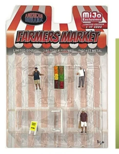 1/64 American Diorama 6 pc. Farmers Market Figure Set - MiJo exclusive - Picture 1 of 3