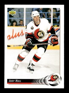 Jody Hull 1992 Upper Deck #539 Ottawa Senators