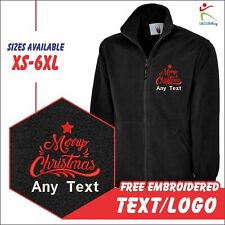 Personalised MERRY CHRISTMAS Star Embroidered Xmas Gift Christmas Jacket XS-6XL
