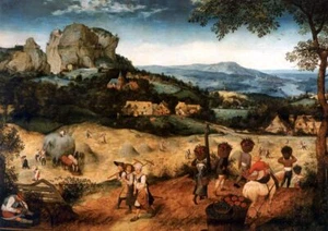 Die Heuernte Pferde Wagen Holland Alte Meister Pieter Bruegel der Ältere A3 47 - Bild 1 von 1