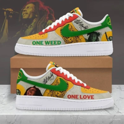 Zapatos Bob Marley One Love Air Force 1 Foto 1 de 4