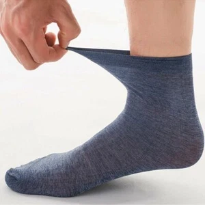 10Pair Men Summer Socks Breathable Bamboo Male Business Casual High Quality Sock - Picture 1 of 21