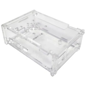 No Screws Clear Acrylic Case Enclosure Box For Raspberry Pi 5 - Picture 1 of 9
