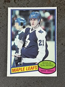 1980-81 O-Pee-Chee Hockey #210 Borje Salming - Imagen 1 de 8