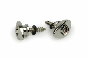 D'Addario Elliptical End Pins, Chrome - Picture 1 of 1