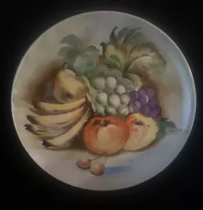 Placo de pared numerado de diseño de fruta pintado a mano de Lipper & Mann de colección - Imagen 1 de 4