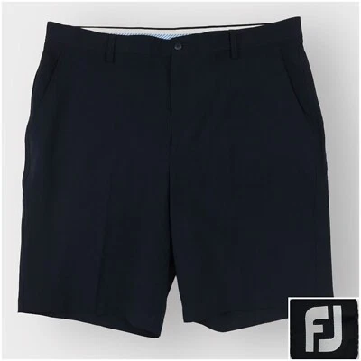 Pantalones Cortos de Golf Footjoy FJ Chinos Para Hombre Talla 40 Azul Marino Frente Plano Elastizados Informales Foto 1 de 4