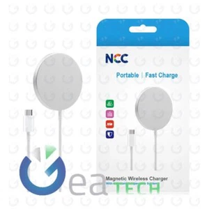 NCC Caricatore Wireless Magnetico Portatile RICARICA VELOCE + Cavo USB-C | W10 - Bild 1 von 3
