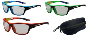 Sunglasses, Polarized, Photochromic Shades, Unisex Cycling, Sports, - Picture 1 of 28