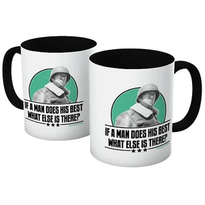A Man Does His Best General Patton Army War Mug Cup All Colours Tea Coffee - Picture 1 of 12