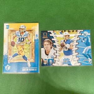 Justin Herbert 2 Rookie Card Lot 2020 Chronicles Chargers INVESTMENT RC - MINT!