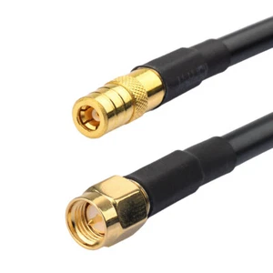 Truck Satellite XM Sirius Radio Antenna Cable RG58 30cm SMA Male to SMB Plug - Picture 1 of 3