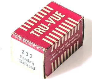 VIEWMASTER - TRU-VUE FILM #233 SANDY'S RAILROAD - Picture 1 of 6