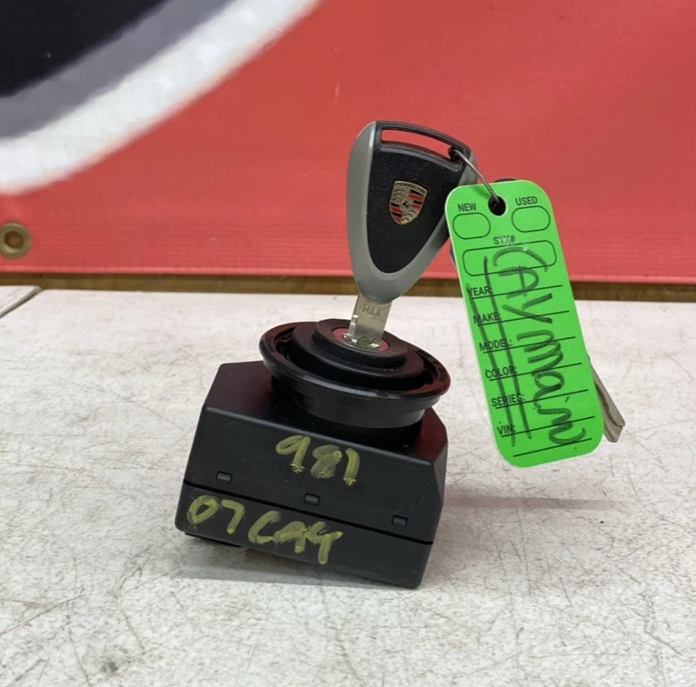 2007 Porsche Cayman 987 interruptor de ignição com chaveiro 99761816101 - Imagem 1 de 4
