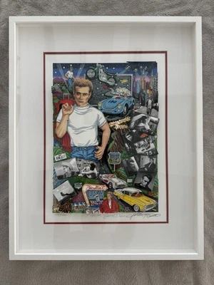 Charles Fazzino “Forever James Dean” 3D Hand-Signed & Numbered - Framed With COA - Image 1 of 4