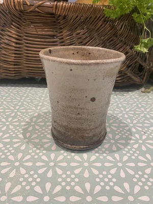 Vintage Art Studio Pottery Tumbler/Vase  Speckled Glaze - Image 1 of 4