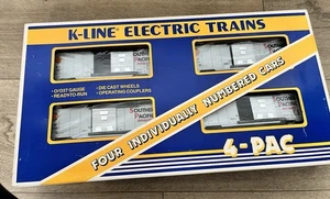 K-Line 4PAC K-6424A Train Car Set Southern Pacific O Gauge NEW - Picture 1 of 7