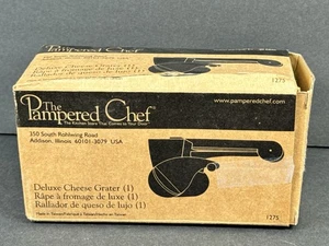 Pampered Chef Deluxe Cheese Grater #1275 New in Box Kitchen Tool - Picture 1 of 5