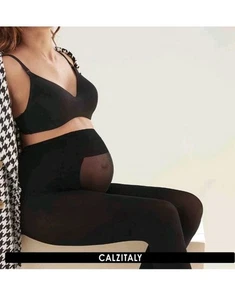 Calzitaly Collant Collezione Maternità Nero US Taglia L/14-16 - Foto 1 di 6