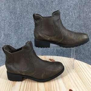 UGG Botines Mujer 7.5 Marrón Bonham III Tirado Sobre Bloqueado Informal Cuero - Imagen 1 de 24