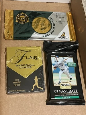 Rare Pack Lot 1993 Pinnacle Series 2 Jumbo Jeter RC?, 1998 Mint, 1993 Flair - Image 1 of 2