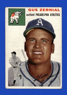 1954 Topps Set-Break #2 Gus Zernial en muy buen estado-en muy buen estado *GMCARDS* Foto 1 de 2