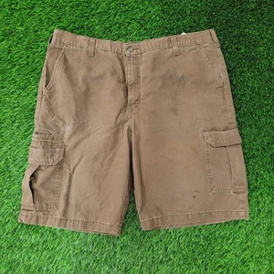 DICKIES Cargo Canvas Shorts 40x11 Faded Brown Utility Relaxed - Picture 1 of 24