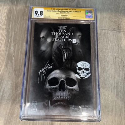 Bone Orchard: Ten Thousand Black Feathers (2023) Signed/Sketch By David Sanchez - Image 1 of 2
