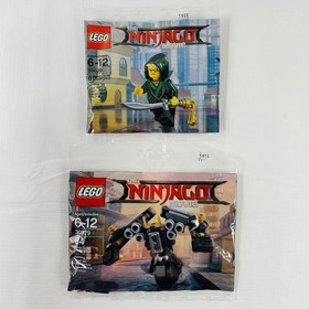 LEGO Ninjago Movie Polybag Lot of 2: Quake Mech 30379 & Lloyd 30609 NEW Sealed