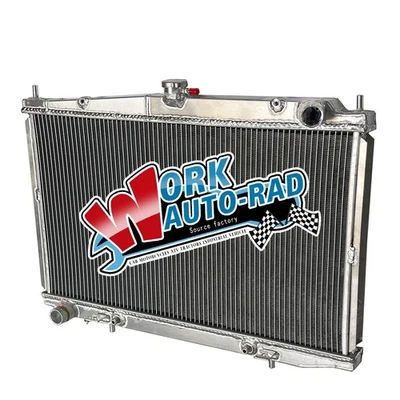 Se adapta a Nissan Altima 1993-2001 2,4 L repuesto doble núcleo radiador de aluminio completo Foto 1 de 4