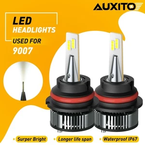 AUXITO White 9007 HB5 LED Bulb Headlight Plug&Play Hi Lo Beam Bright 16000LM EAC - Picture 1 of 12
