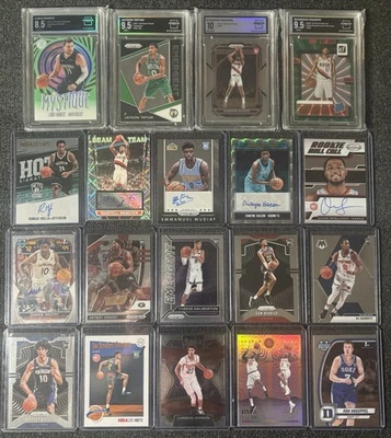 HUGE (178) BASKETBALL CARD COLLECTION LOADED RCS, AUTOS GRADED LUKA, LEBRON MORE - Image 1 of 4