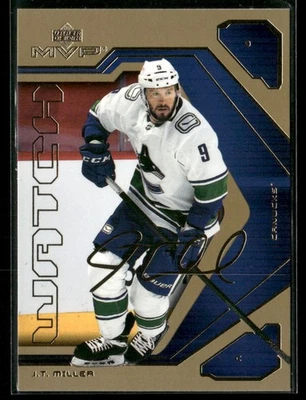 2021-22 Upper Deck MVP #74 J.T. Miller Vancouver Canucks 20th Anniversary Gold - Image 1 of 2