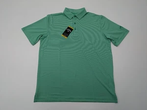 Camisa Polo Callaway Golf Performance Top Elastizada Firma Para Hombre M Verde Rayas - Imagen 1 de 9