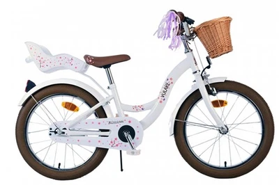 Volare Blossom Kinderfahrrad - Mädchen - 18 Zoll - Weiß - Bild 1 von 4