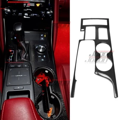 Panel de caja de cambios de carbono para consola Lexus IS300h IS350 IS500 F SPORT 2021-24 Foto 1 de 4