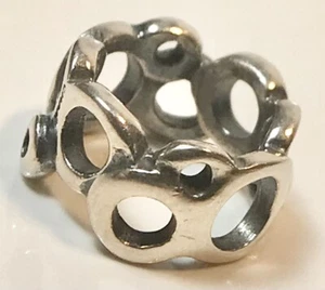 CHAMILIA STERLING SILVER 925 CIRCLES BUBBLES CHARM BEAD S254 - Picture 1 of 5