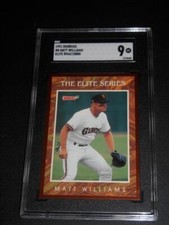 1991 Donruss Elite #8 MATT WILLIAMS SP card! #d./10000! SGC 9 MINT! 8964