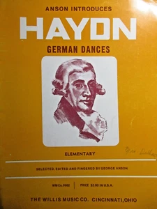 Klavier - Haydn: Deutsche Tänze - Grundstufe - Willis Musik 1974 - Bild 1 von 6