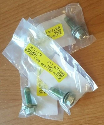 90176-S04-000 X3 OEM HONDA INTEGRA CIVIC REAR ENGINE MOUNT BOLT SET - Image 1 of 2