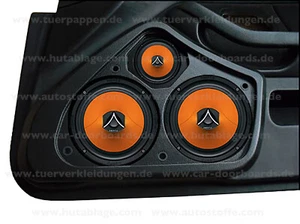 Doorboard BMW E39 estructura para altavoces 2x16cm+10cm Soundboard Board nuevo new - Imagen 1 de 9