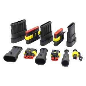 Conector de cable eléctrico de 1-6 pines enchufe AMP macho hembra impermeable sellado - Imagen 1 de 25